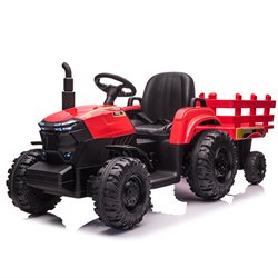 Azeno Farmer Powermax 24V med lædersæde og gummihjul.
